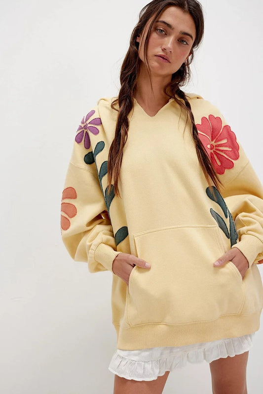 IT'S A VIBE FLOWERS HOODIE 🌸