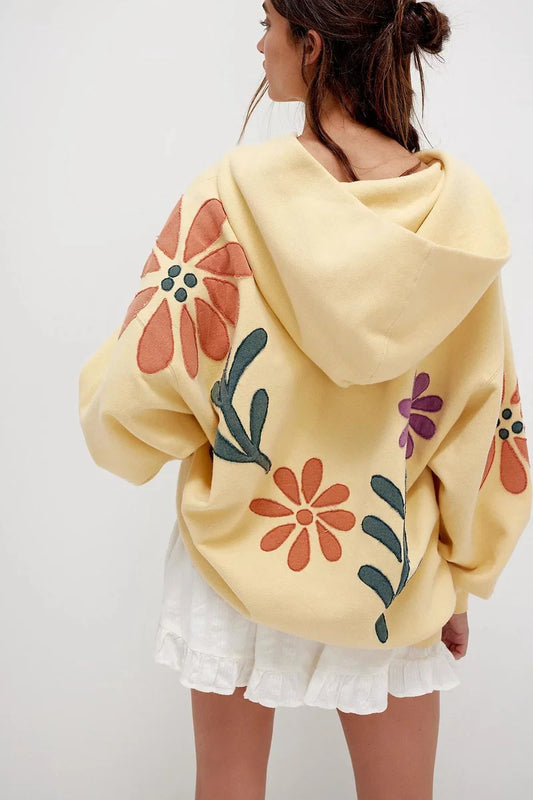 IT'S A VIBE FLOWERS HOODIE 🌸